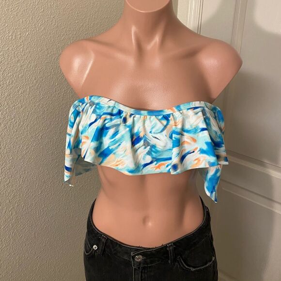 NWT Hollister Off The Shoulder Bikini Top M - Picture 1 of 5